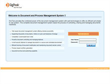 Tablet Screenshot of doctrac.gigoptix.com
